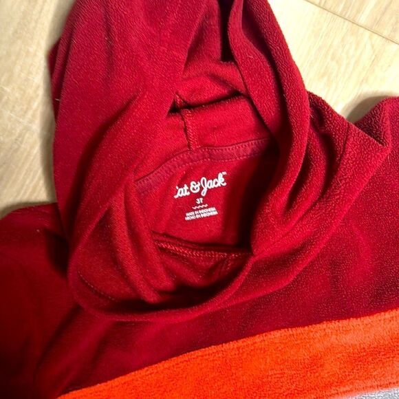 Carters, Cat & Jack Fleece Half Zip, Fleece Hoodie Size 3T - Picture 4 of 5